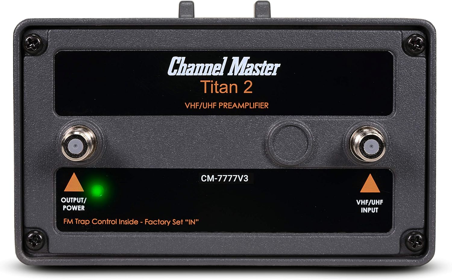 Channel Master CM-7777V3 Titan 2 High Gain TV Antenna Preamplifier [Version 3]