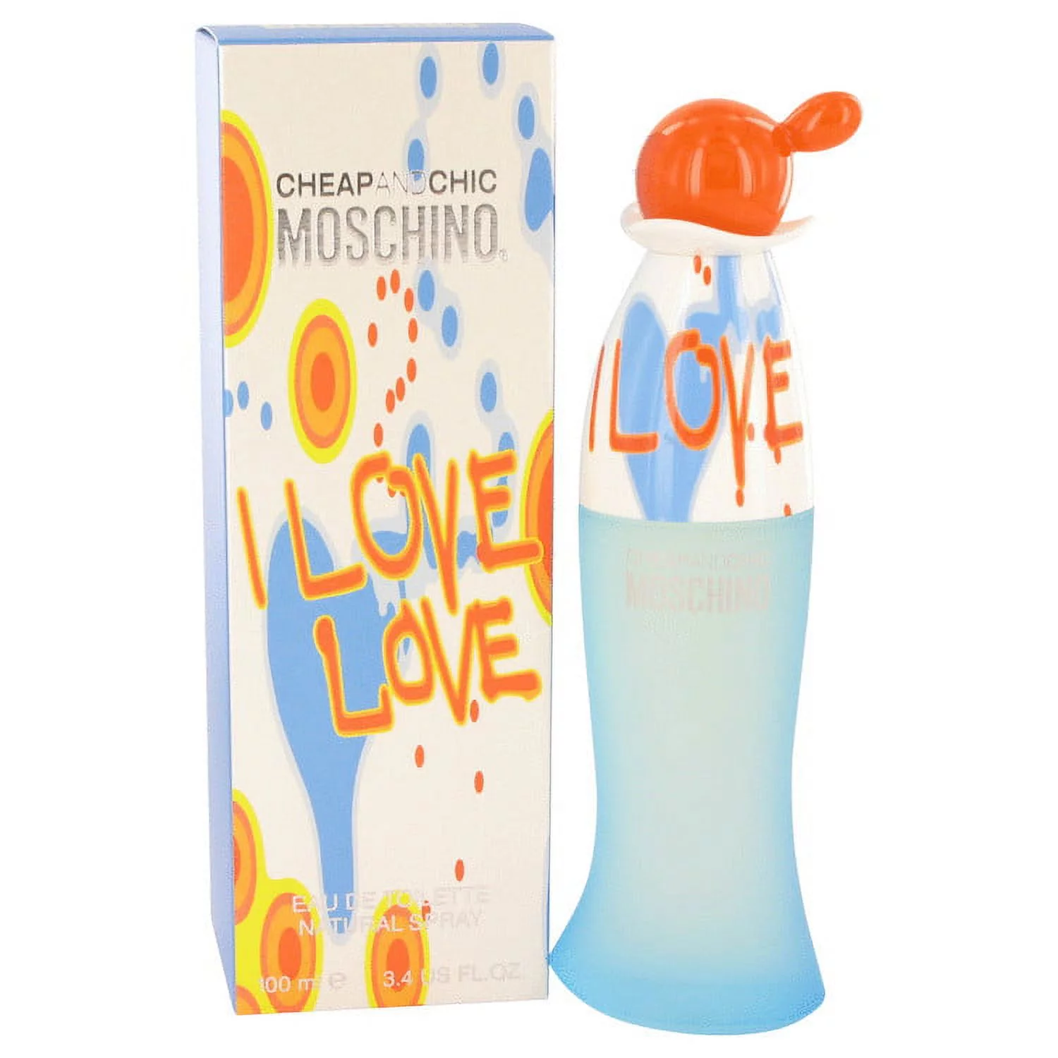(pack 4) I Love Love Eau De Toilette Spray By Moschino3.4 oz