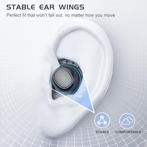 IAMJOY Gaming Earbuds, 20ms Ultra-Low Latency Wireless Earbuds, 90H Playtime, 2.4GHz Dongle & Bluetooth, Noise-Canceling Mic, Compatible with Meta Quest 3/2, PS5/4, Switch, Steam Deck, PC