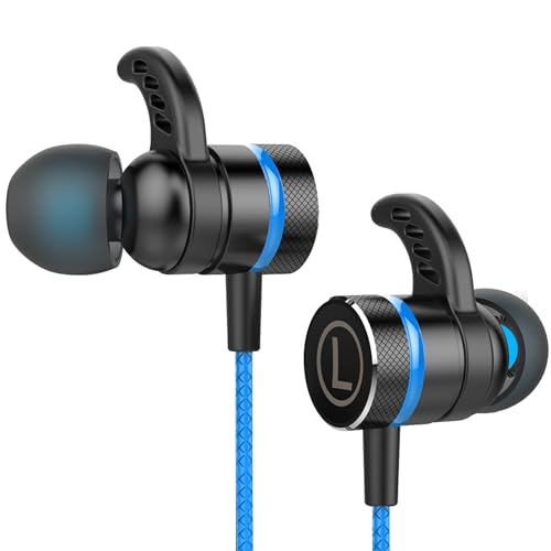 SoundMaster Pro V1 - Gaming Earphones with Dual Audio Drivers,Battle Buds,in-Line Mic with Mute and Volume Control, Compatible with Xbox Series,PS5,PS4,Switch,Pc with 3.5mm