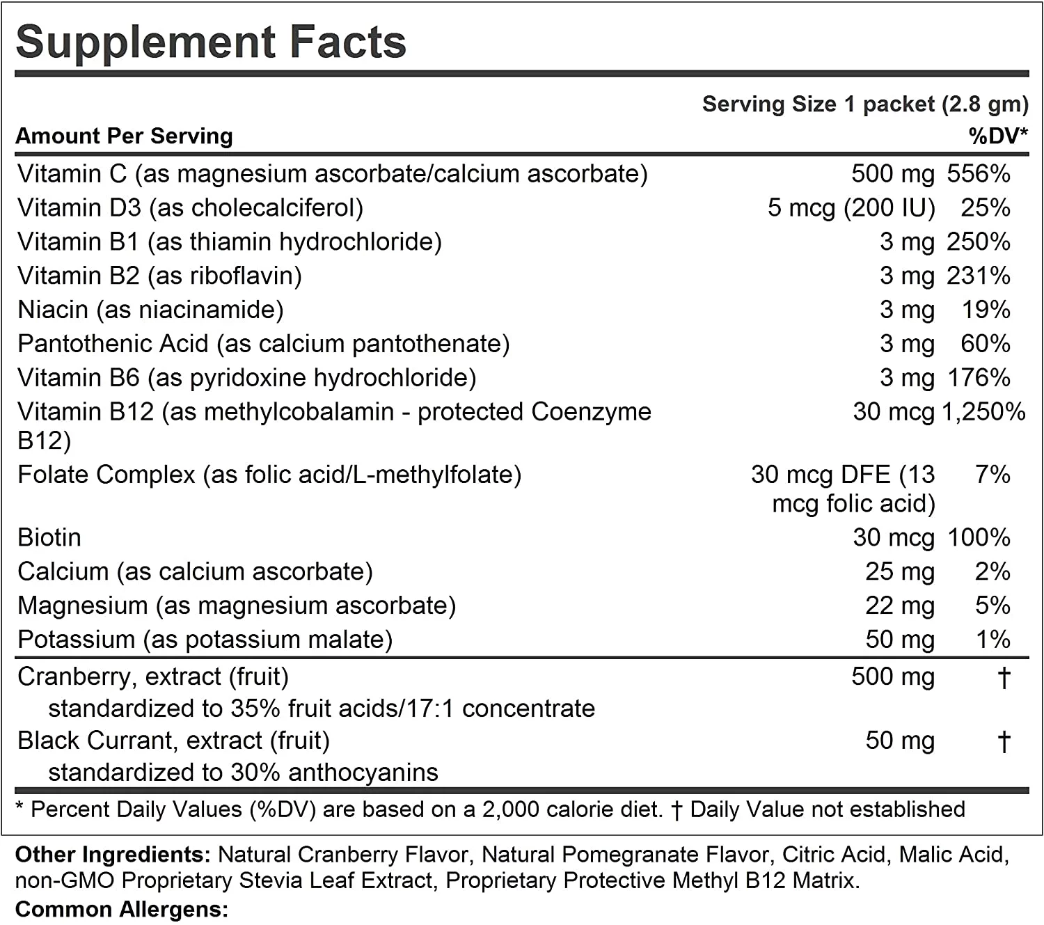 Andrew Lessman Efficient C + Cranberry Benefits  – Immune, Energy, Stress and Urinary Tract Support. Reinvention of The Vitamin C Drink. No Calories. No Sugar. No Carbs. Easy to Mix. 180 Packets
