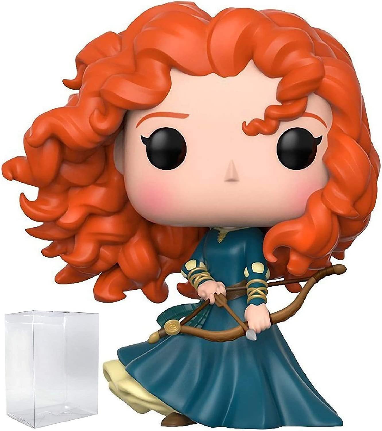 POP Disney Princess: Brave - Merida Funko Pop! Vinyl Figure (Bundled with Compatible Pop Box Protector Case), Multicolored, 3.75 inches