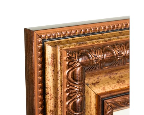 Craig Frames Arqadia Gothic, Aged Gold Picture Frame, 11 by 14-Inch