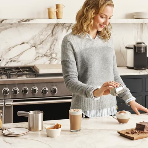 Keurig K-Cafe Single-Serve K-Cup Coffee Maker, Latte Maker and Cappuccino Maker, Comes with Dishwasher Safe Milk Frother, Coffee Shot Capability, Compatible with all Keurig K-Cup Pods, Dark Charcoal