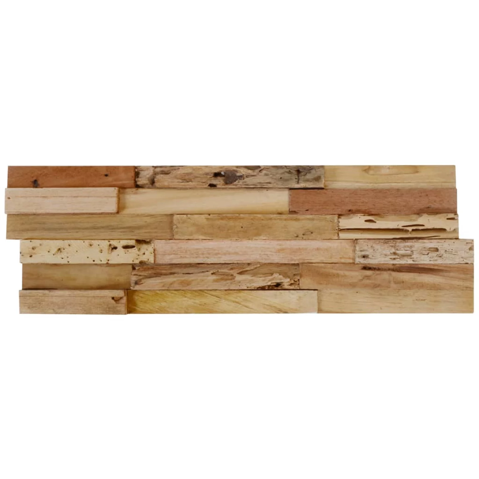 Suzicca Wall Cladding Panels 10 pcs 11.1 ft² Recycled Teak Wood