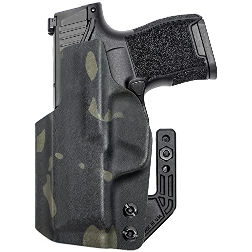 Tulster Oath IWB Holster fits: Sig P365 / P365X / SAS | Optic Compatible Inside The Waistband Appendix Concealed Carry Kydex Holster