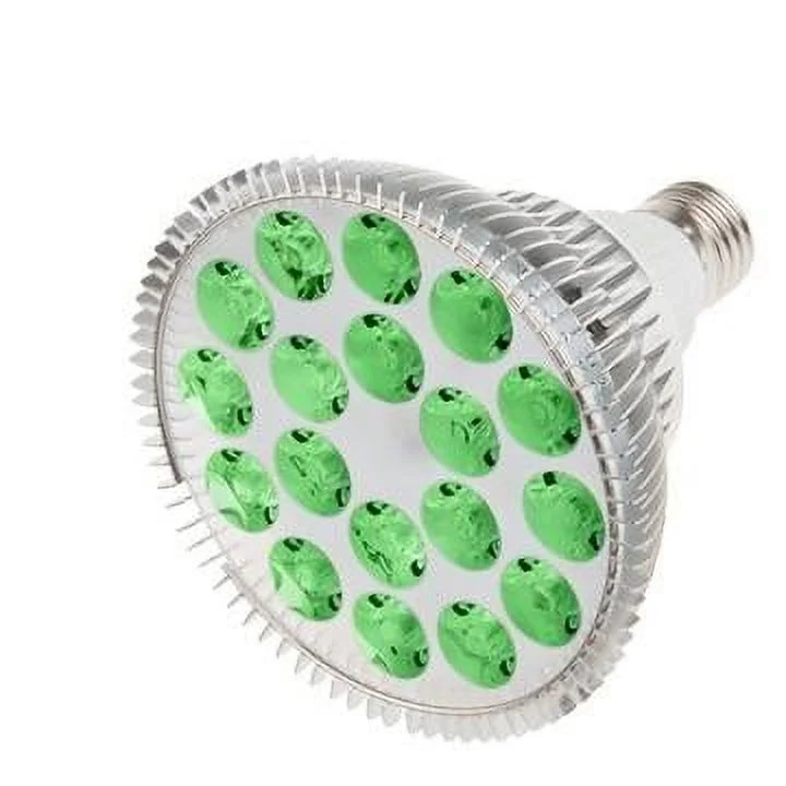 RubyLux All Green LED Bulb - Size Large ; 2nd Generation - 120V for US