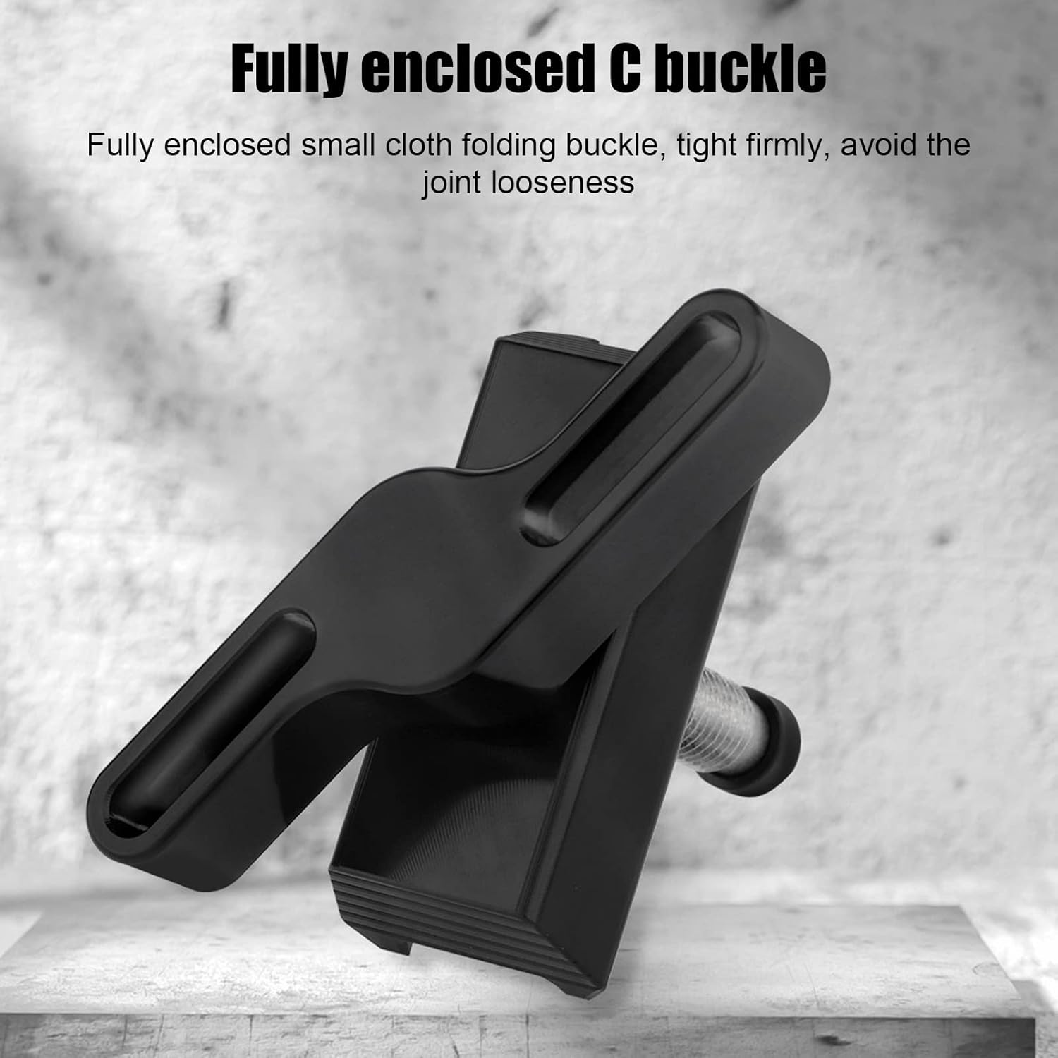 Folding Bike Hinge Clamp, Aluminium Alloy Folding C Buckle Repair Parts, Cycling Seat Fixed Gear Folding Parts for Bike