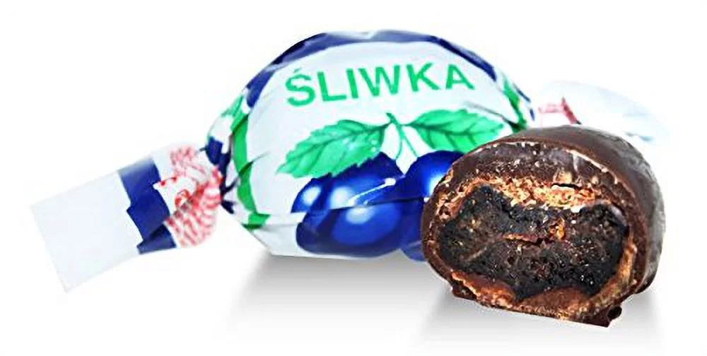 Solidarnosc, Sliwka w Czekoladzie Whole Plum In Dark Choc (1.500 Lbs)