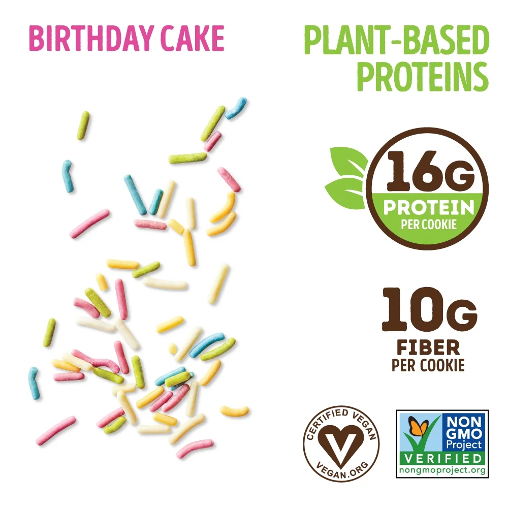 Lenny & Larry's The Complete Cookie, Birthday Cake, 4 oz, 12 Ct