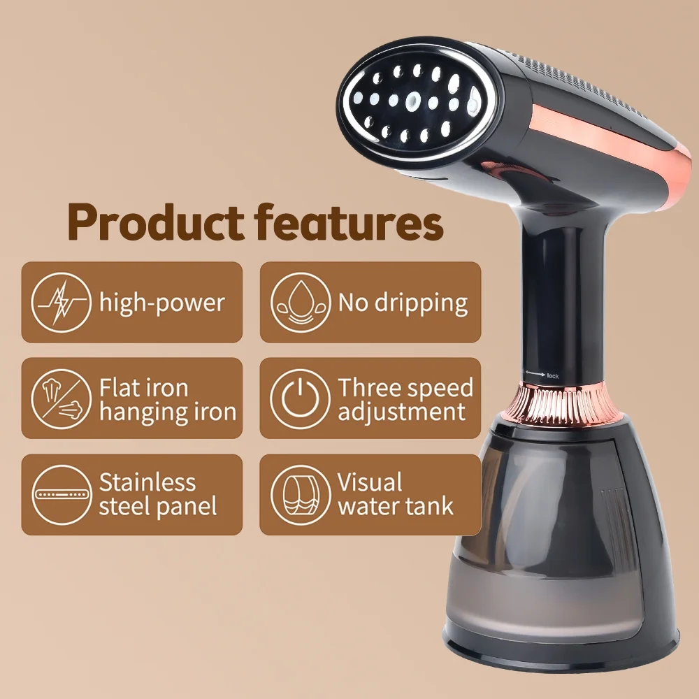 Walmeck ironing machine,Fabric Wrinkles Remover Clothes 1500W 20 Steamer Clothes 1500W 3 Second Heatup Fabric Fabric Brush Handheld Steamer steamer Steamer Removable Water 20 Second Heatup