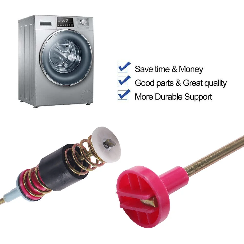 KingFurt Suspension Rod Kit for Samsung Washing Machine - DC97-05280W, 4 pieces, Perfect Replacement - No More Unbalanced Loads!