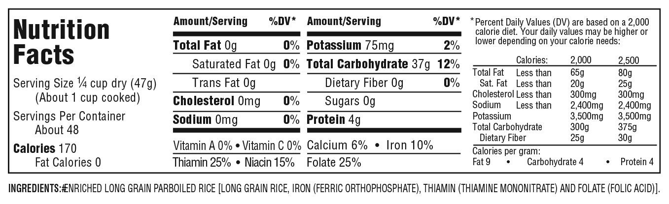 UNCLE BEN'S Converted Rice - 80 oz