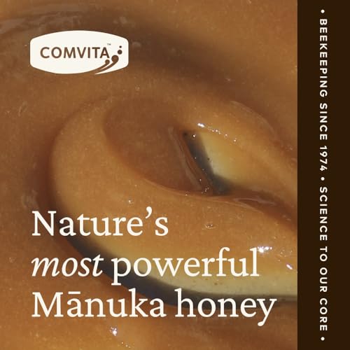 Comvita Manuka Honey (UMF 10+, MGO 263+) New Zealand’s #1 Manuka Brand | Premium Superfood for Nourishing Wellness | Raw, Wild, Non-GMO | 8.8 oz