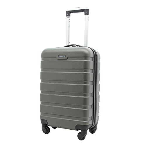 Travelers Club Harper Luggage, Black, 20-Inch Carry-On