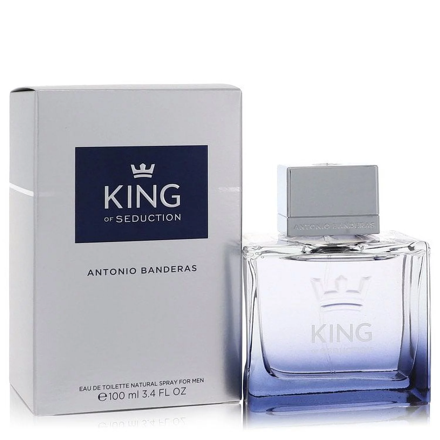 King of Seduction by Antonio Banderas Eau De Toilette Spray 3.4 oz for Men - Brand New
