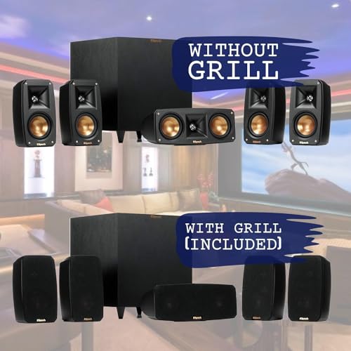 Klipsch Reference Theater Pack 5.1-Channel Speaker System + AVR-S770H 75W 7.2-Channel 8K Network AV Receiver with HEOS