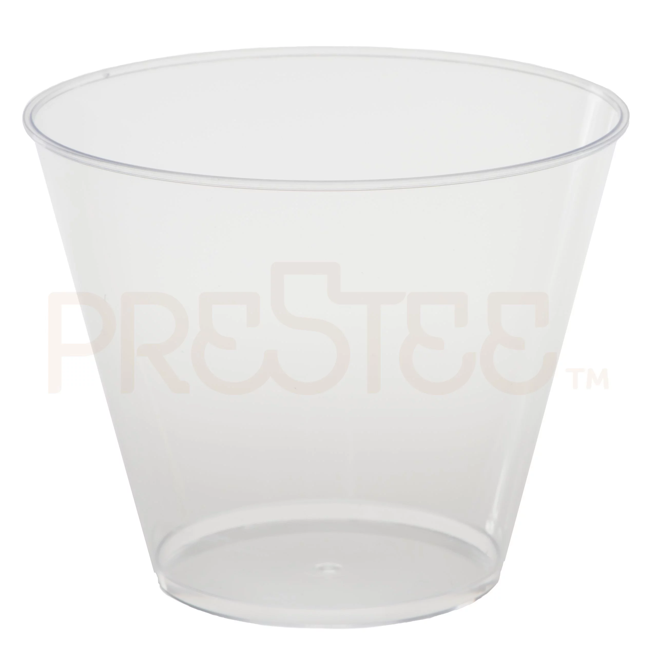 200 Clear Plastic Cups - 9 Ounce | Hard Disposable Cups | Plastic Wine Cups | Plastic Cocktail Glasses | Plastic Drinking Cups | Plastic Party Punch Cups | Bulk Party Cups | Wedding Tumble