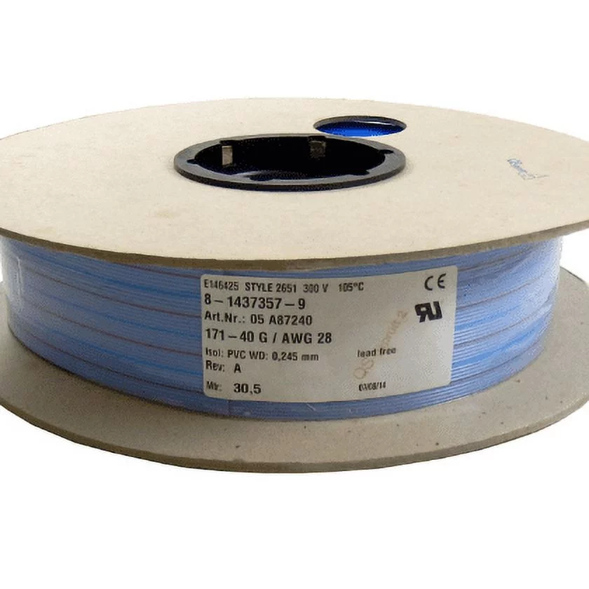 TE Connectivity 40 Way Unscreened Flat Ribbon Cable 8-1437357-9