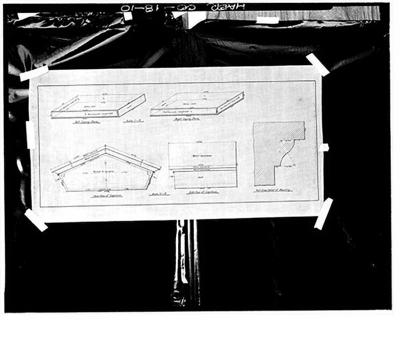 Historic Framed Print, Thirty-first Street Overflow Structure, Thirty-first Street, Denver, Denver County, CO - 10, 17-7/8
