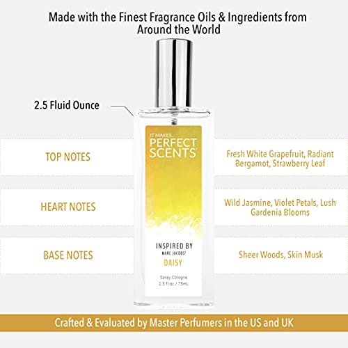 Perfect Scents Fragrances | Inspired by Estee Lauder's Pleasures | Women’s Eau de Toilette | Vegan, Paraben Free, Phthalate Free | Never Tested on Animals | 2.5 Fluid Ounces