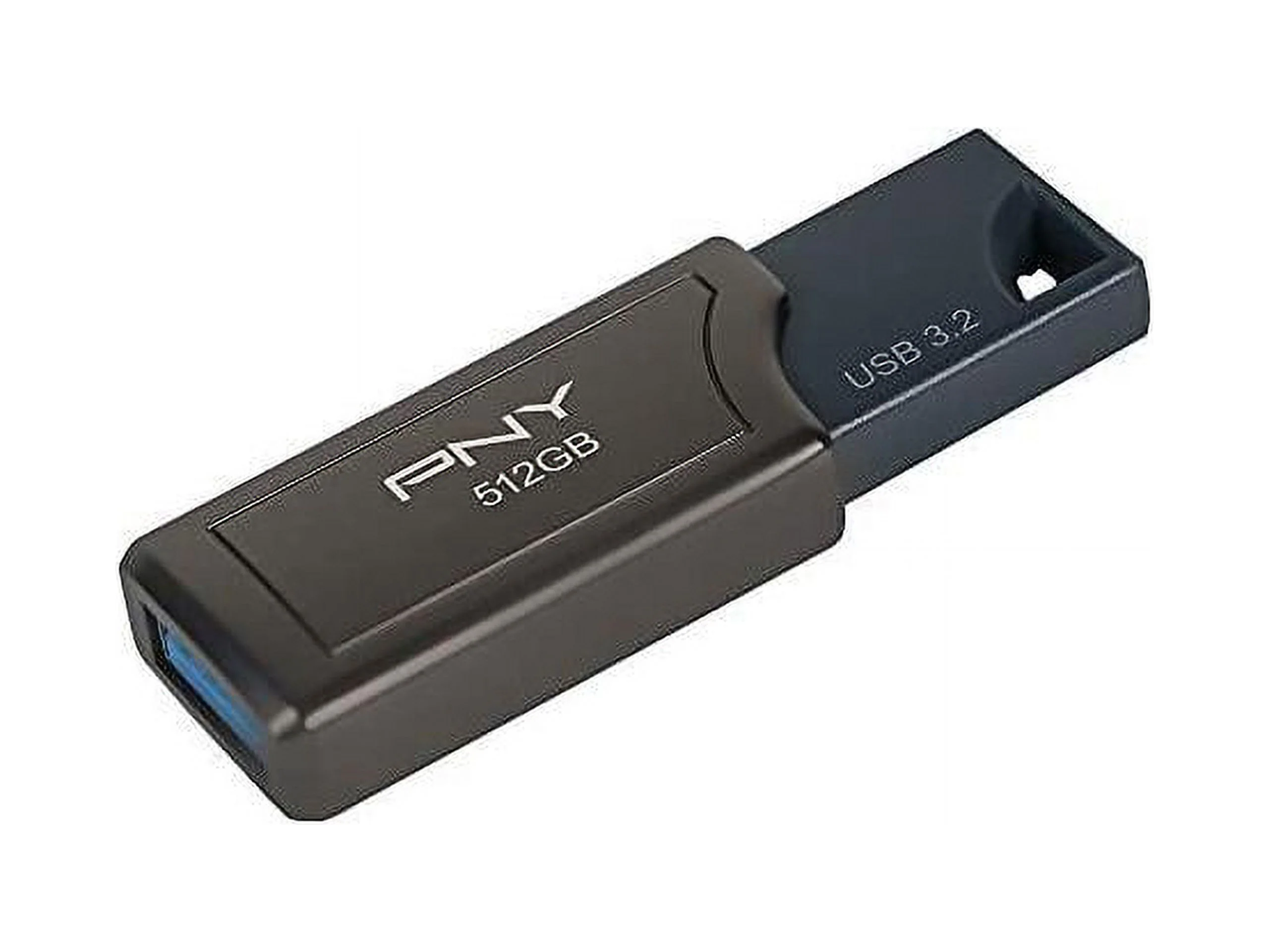 PNY PRO Elite V2 USB 3.2 Gen 2 Flash Drive - 512 GB - USB 3.2 (Gen 2) Type A - 600 MB/s Read Speed - 500 MB/s Write Speed - 2 Year Warranty