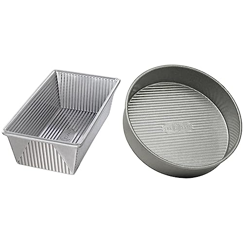USA Pan Nonstick Standard Bread Loaf Pan, 1 Pound, Aluminized Steel