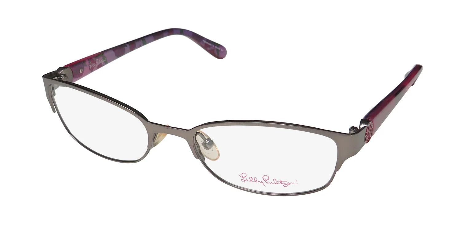 LILLY PULITZER Eyeglasses BRIDGIT Gunmetal 50MM