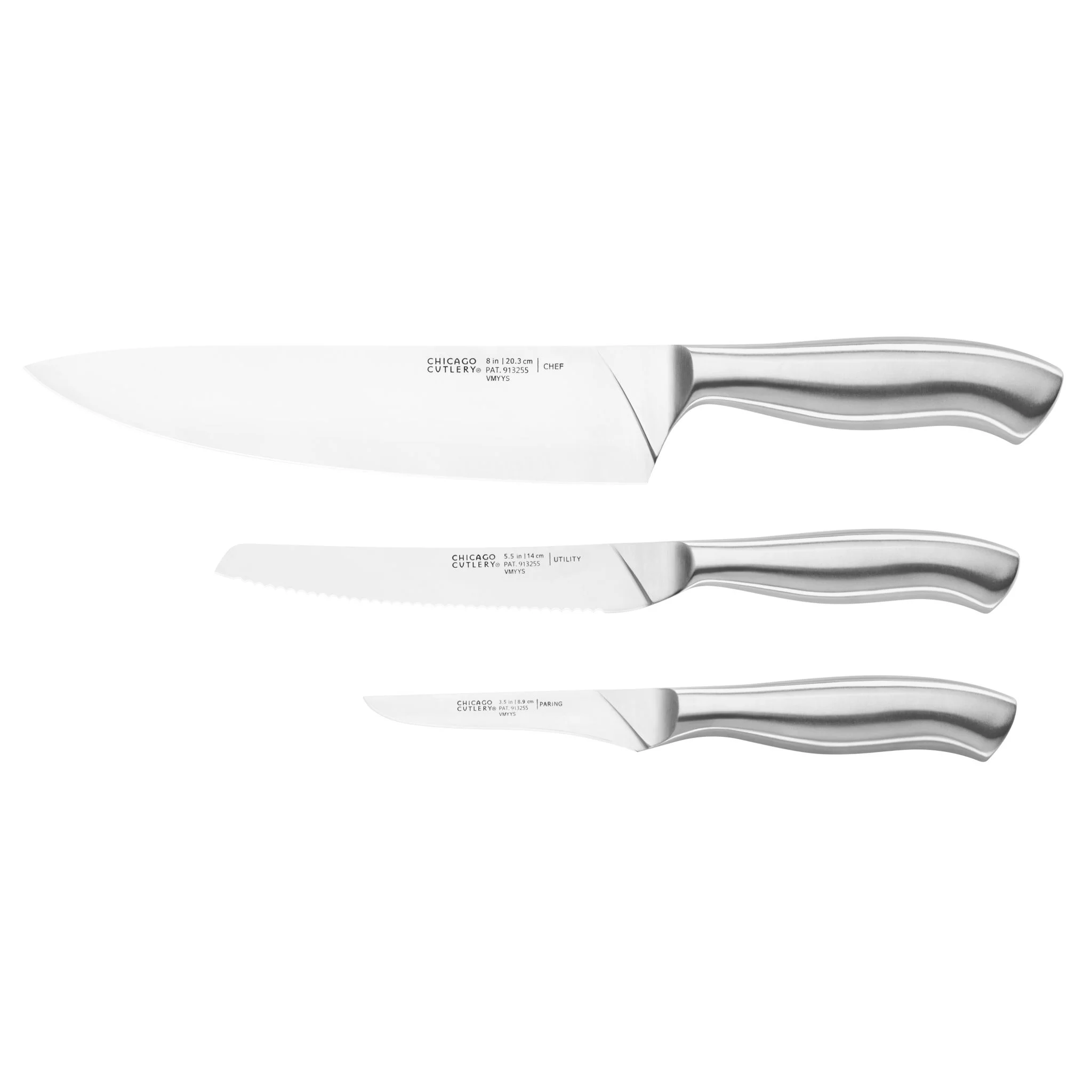 Chicago Cutlery Insignia Steel 3-piece Knife Set