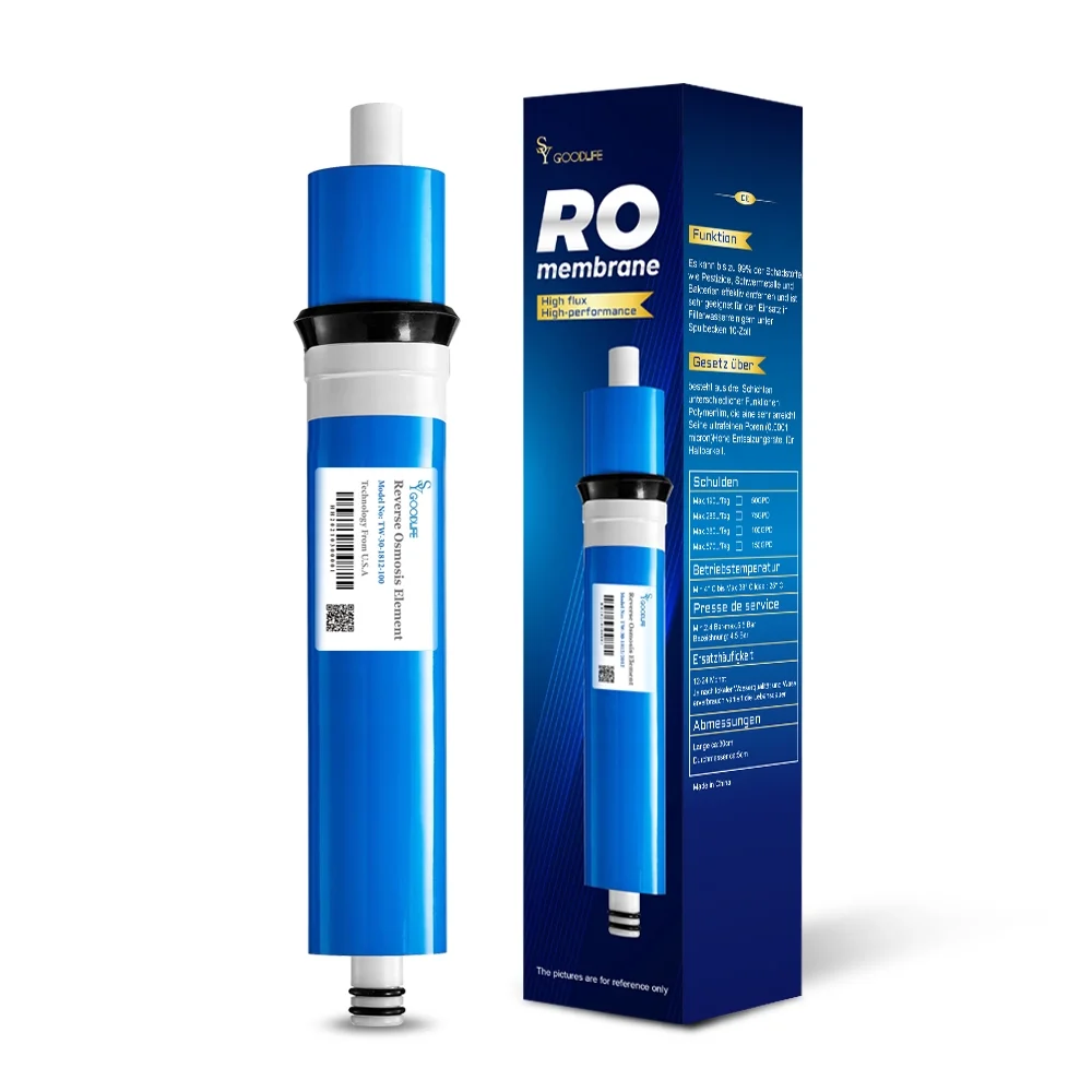 SY GoodLife Replace filter 150GPD Reverse OsmosisMembrane Filter,1812/2012-150G RO Water Filter For Under Sink Home Drinking RO Water Purifier System Universal version