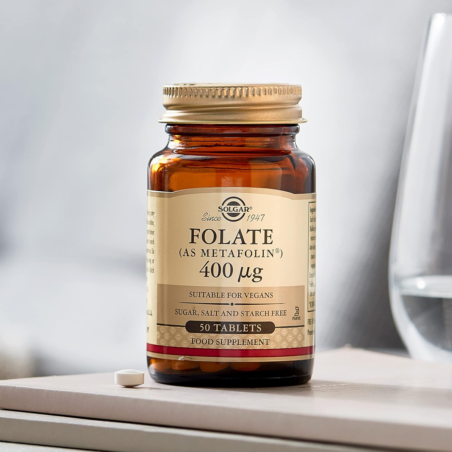 Folate 666 MCG DFE (Metafolin® 400 MCG) Tablets - 50 Count