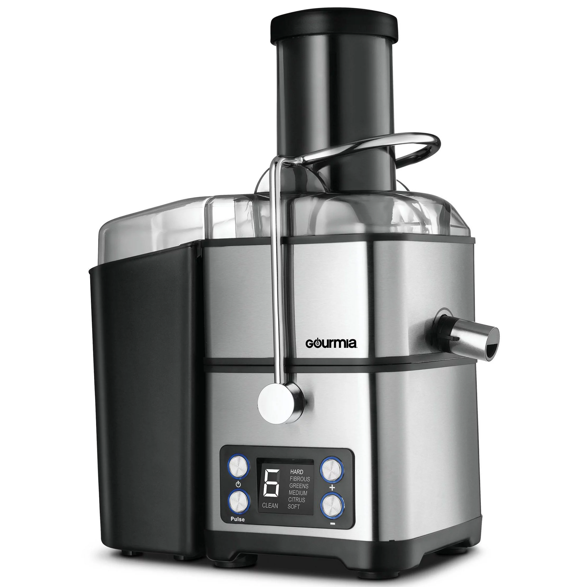 6 Speed Big Mouth Extraction Digital Juicer with Self-Cleaning Cycle