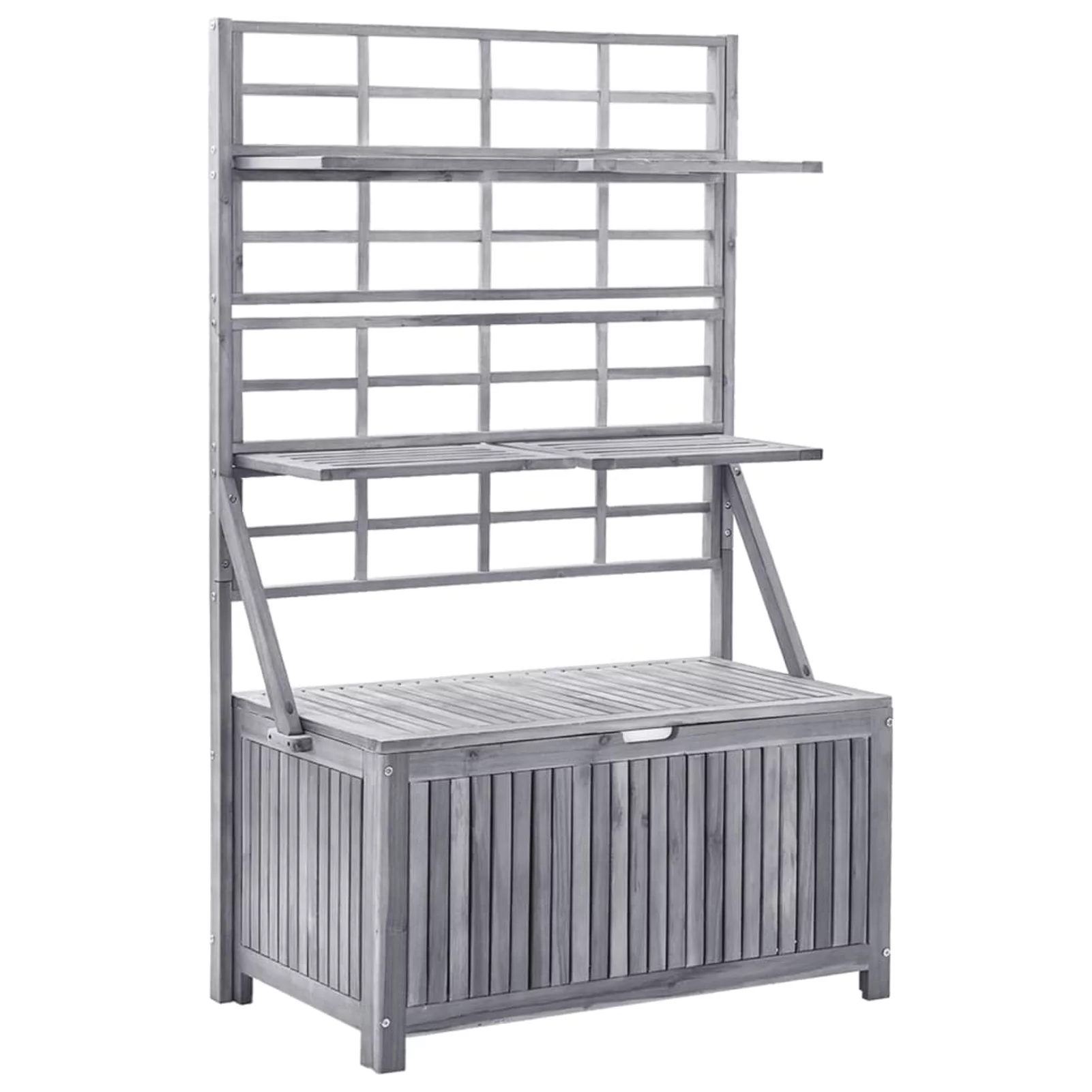 moobody Storage Box with Trellis Gray 39