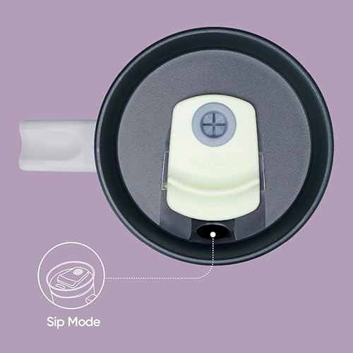 Owala Stainless Steel Triple Layer Insulated Travel Tumbler with Spill Resistant Lid, Straw, and Carry Handle, BPA Free, 40 oz, Dusty Pink (Yoga Rose)