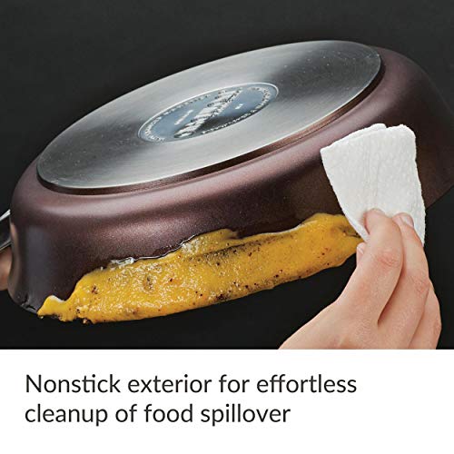 Circulon Symmetry Hard Anodized Nonstick Cookware Pots and Pans Set, 11-Piece, Black