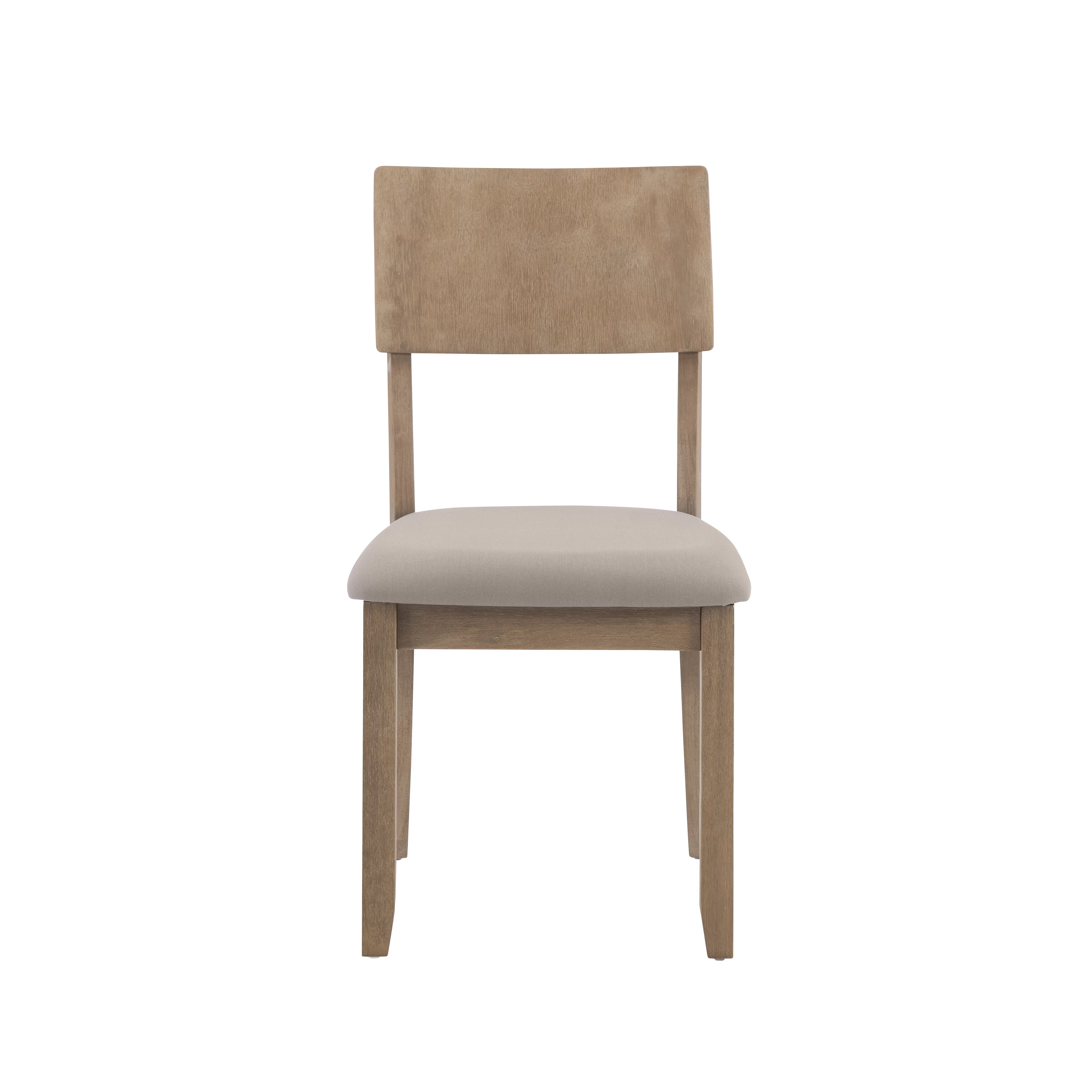 Linon Jamil Upholstered Dining Chair, Set of 2, Gray Wash