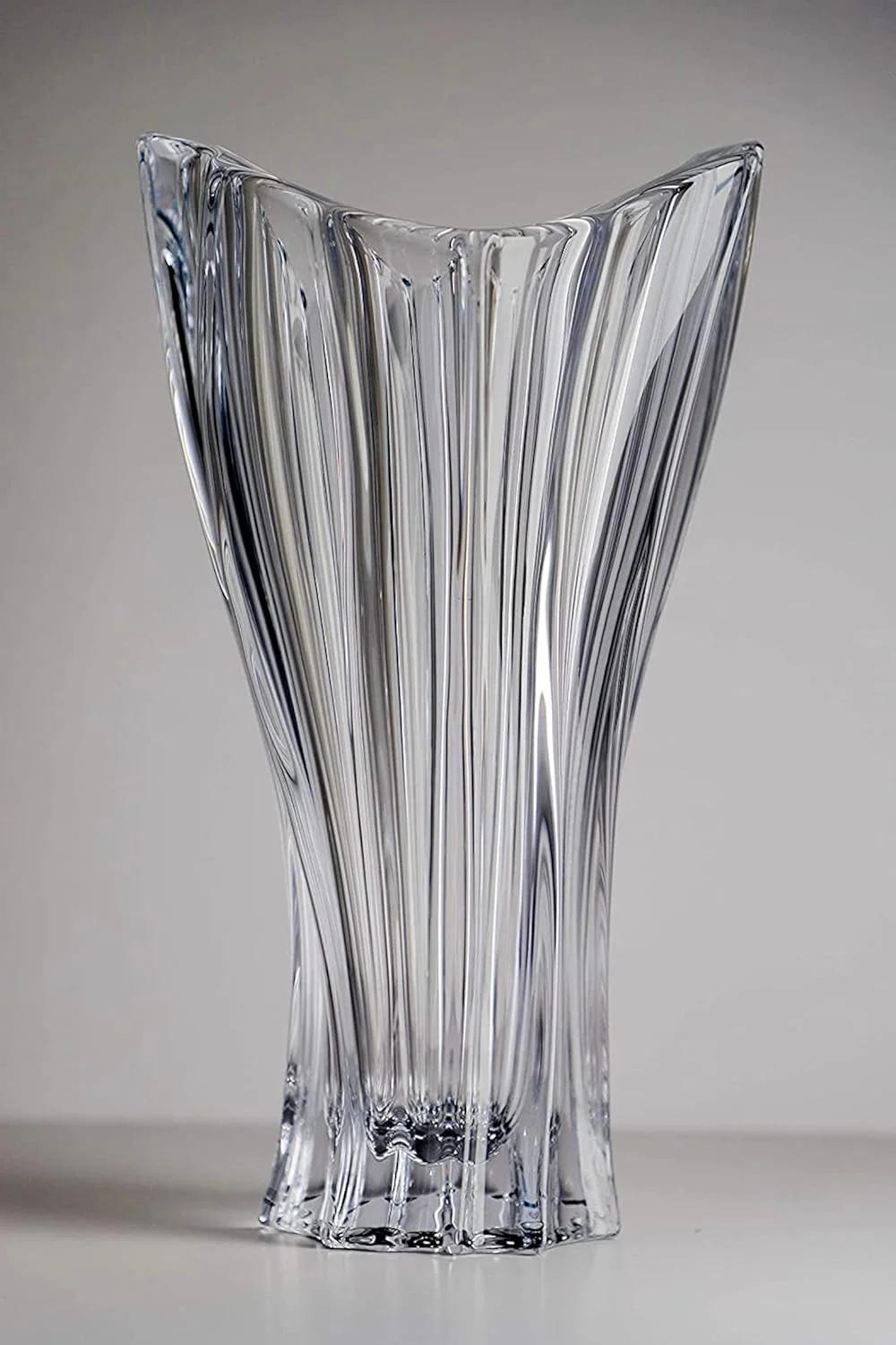 Bohemian Crystal Glass Vase 12