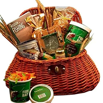 It's a Keeper! Fishing Creel of Gourmet Snacks | Great Fishing Gift Idea for Fisherman