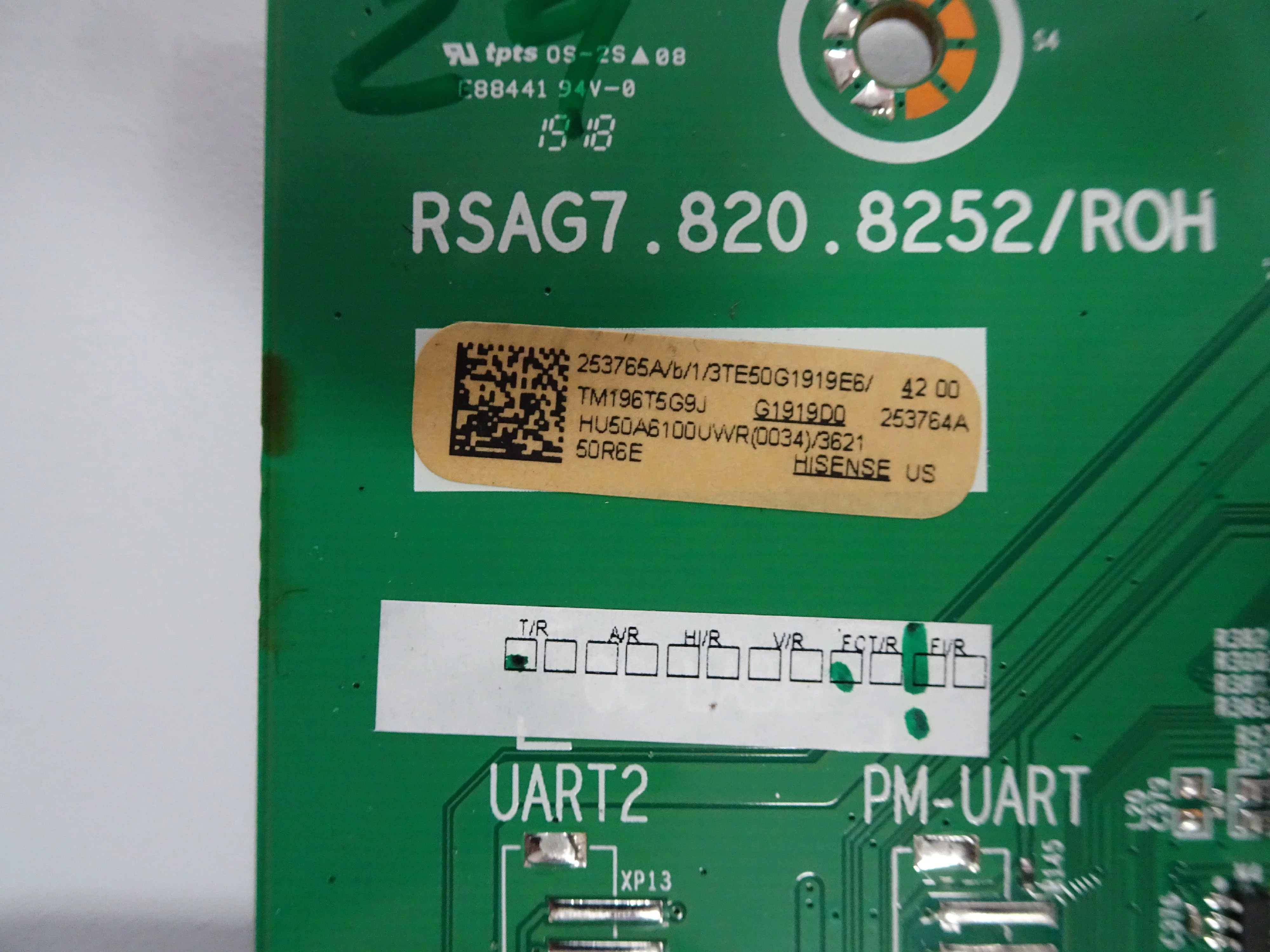 Hisense 50R6E Main Board (253764A, RSAG7.820.8252/ROH) 253765A