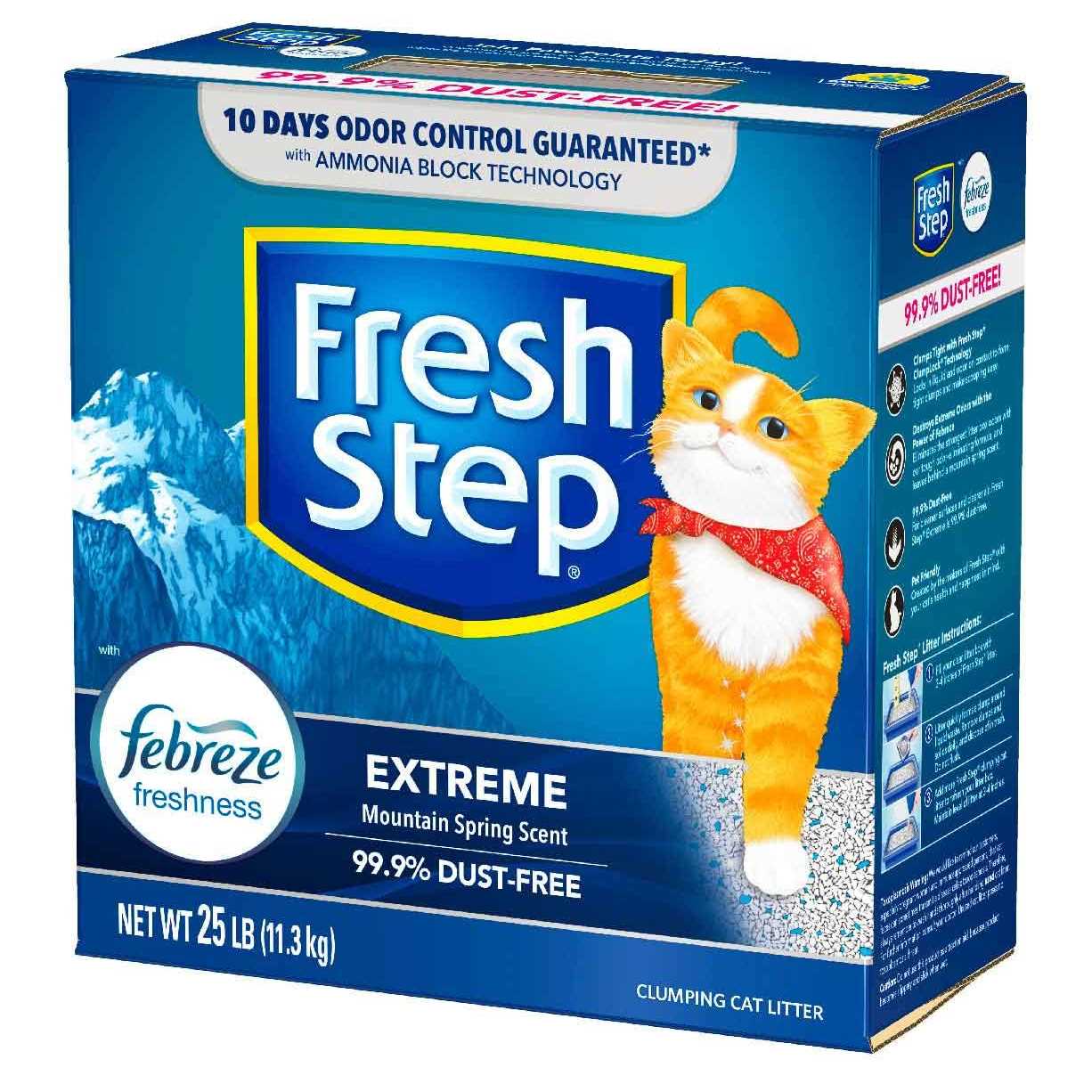 Fresh Step Extreme Febreze Clumping Cat Litter - Pet Supplies online store