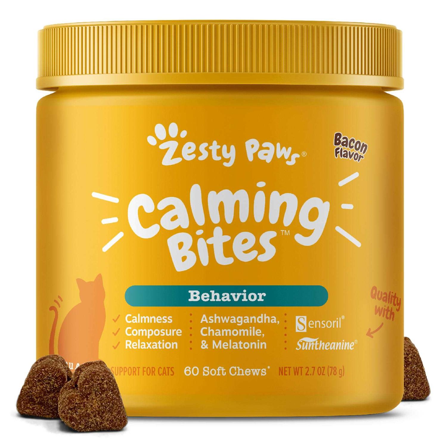 Zesty Paws Calming Bites for Cats - Pet Supplies online store