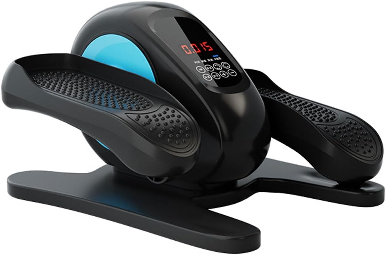 Exercise Leg Peddler Under Desk Electric Bike Pedal Exerciser for Home/Office Workout, Household Training Equipment Exercise Bike Treadmill for Arm/Leg Exercise Pedal Cycle Exerciser