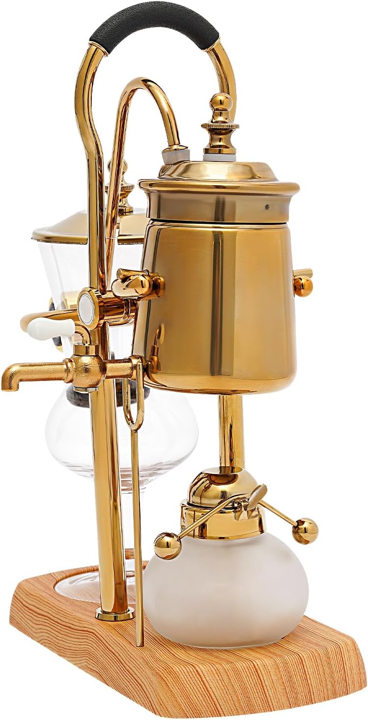 Belgian Belgium Luxury Royal Family Balance Syphon Siphon Coffee Maker,Belgium Family Balance Siphon,Syphon Coffee Maker,Antique Double Ridged Fulcrum,Belgian Coffee Maker,Coffee Machine,US Stock