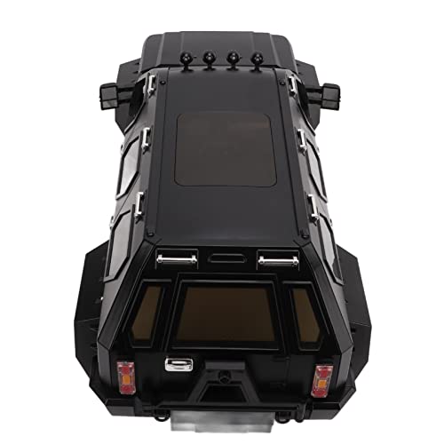 Astibym 324mm Wheelbase Body Shell, Super RC Car Shell Plastic Black with ew for Remote Control Vehicle, car Model Accessories