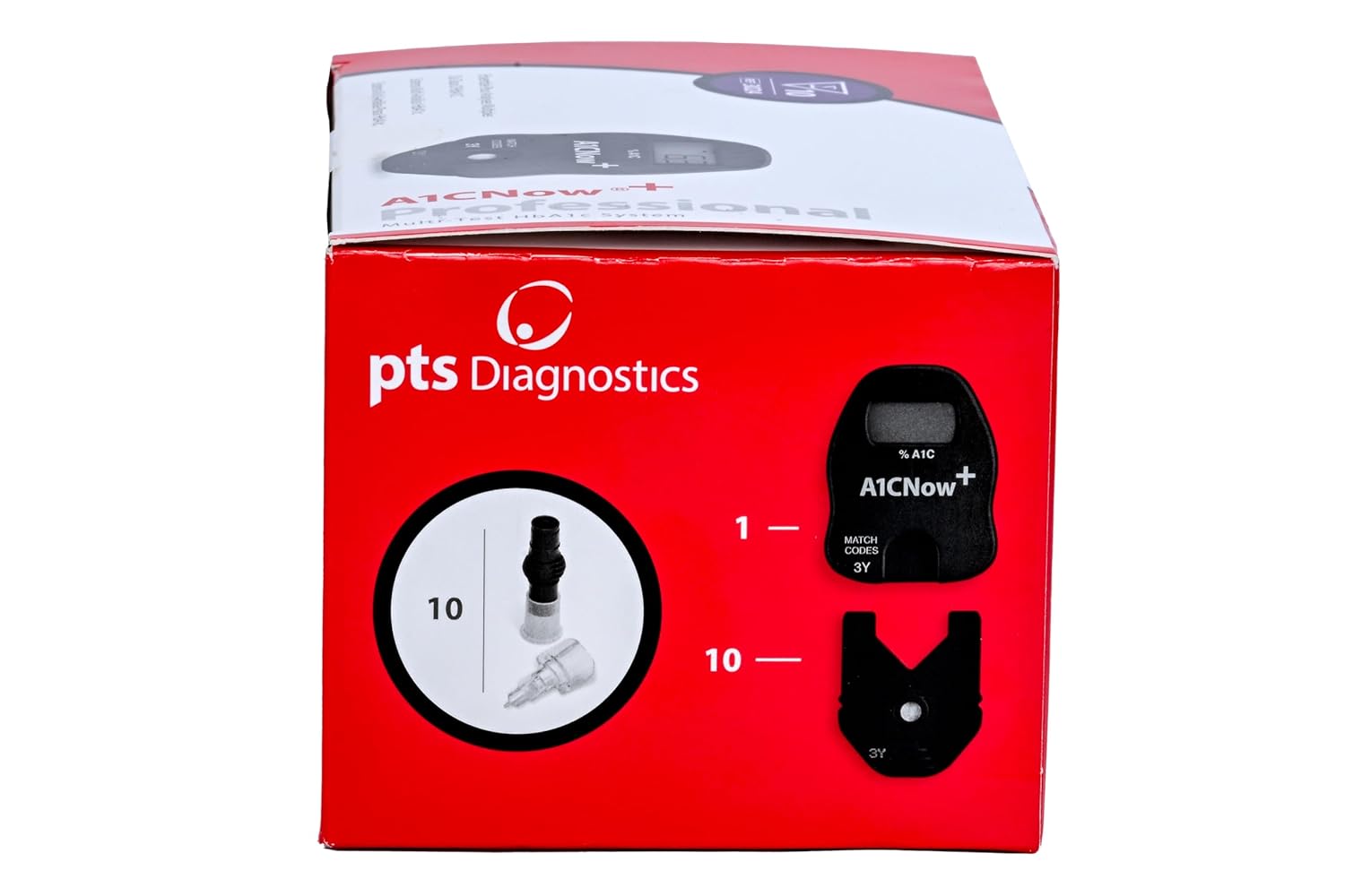 A1CNow+, Hba1c Blood Monitor w/ Sampler, 10 Test Kit