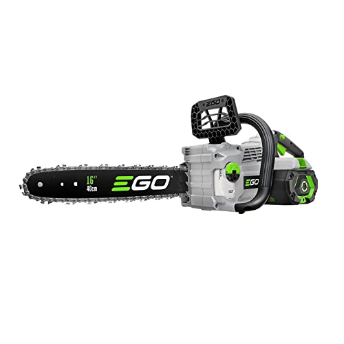 EGO Power+ 16-Inch 56-Volt Cordless Chainsaw Bundle with Bar Oil and Charger