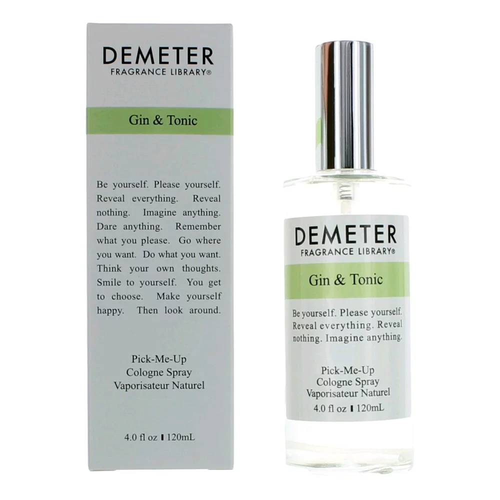 Demeter Gin & Tonic Cologne Spray for Men 4 oz