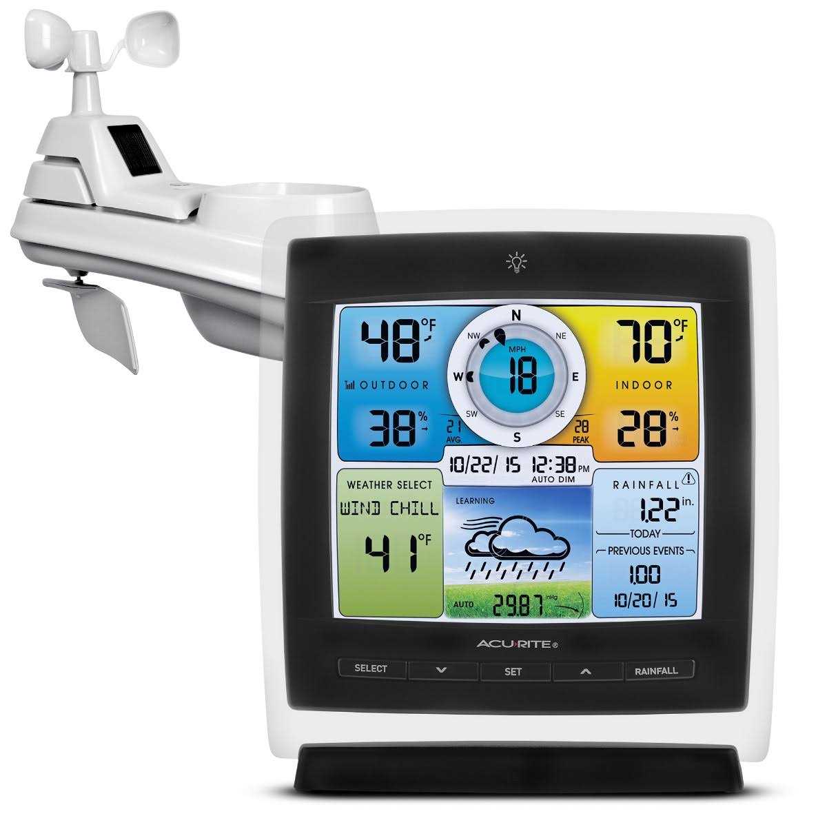 Acurite Iris Weather Station with Color Display for Indoor and Outdoor Temperature and Humidity - Shop Hardware Tools Online Store