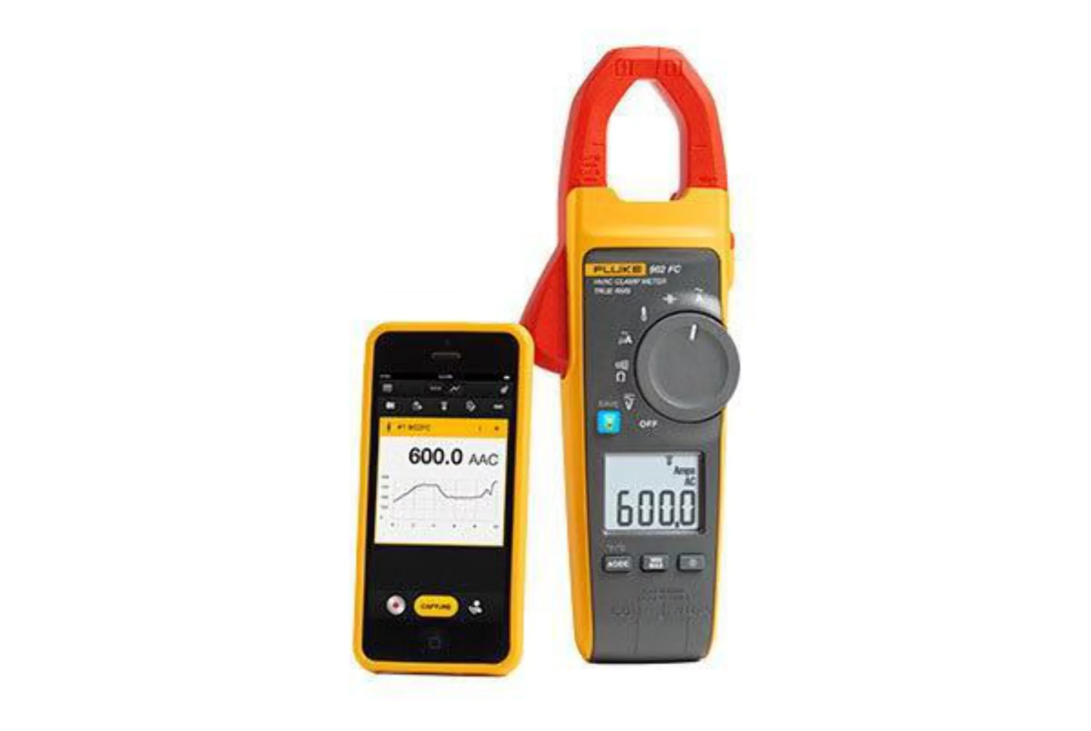 Fluke 902 FC - Fluke 902 Fc True-Rms Hvac Clamp Meter Enables Hvac Technicians To Create Reports And Collaborate With Peers From The Work Site