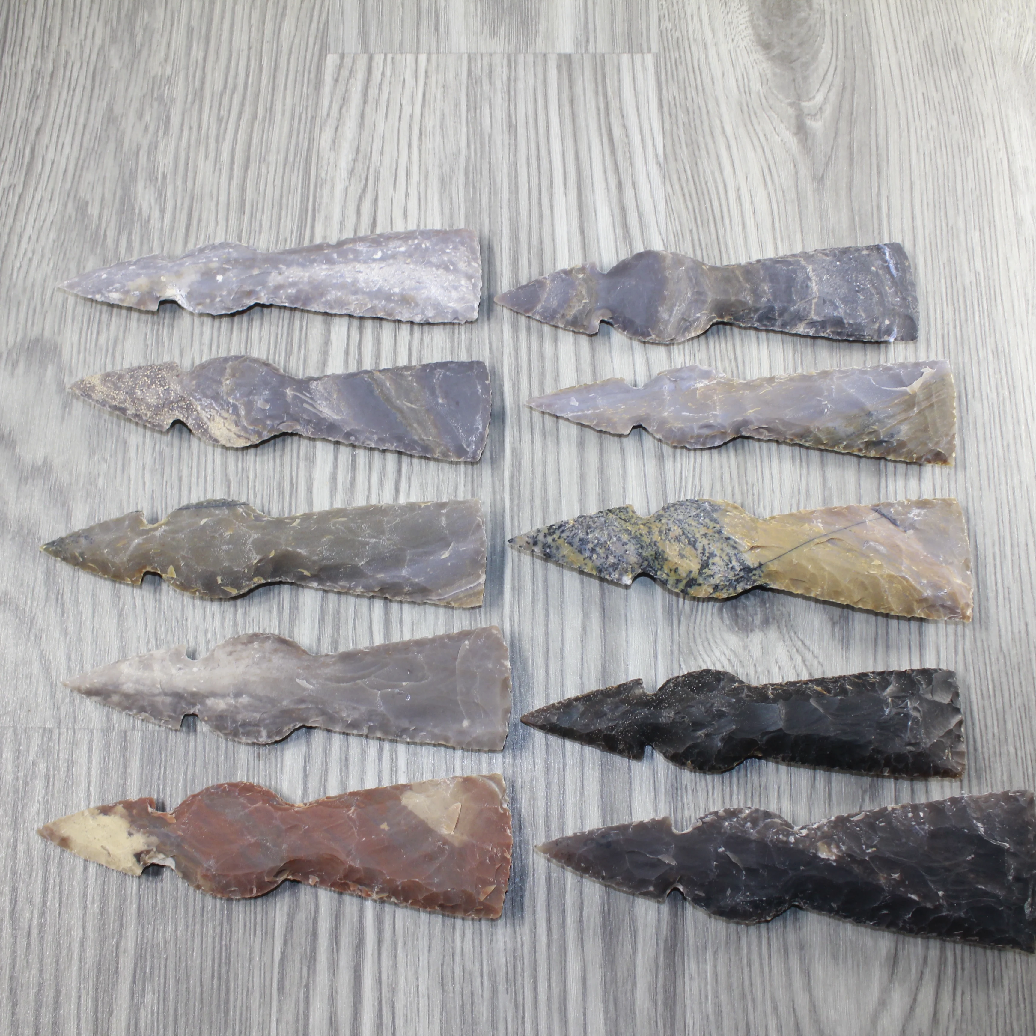 10 Stone Ornamental Tomahawk Heads #4243 Ax Axe Hatchet